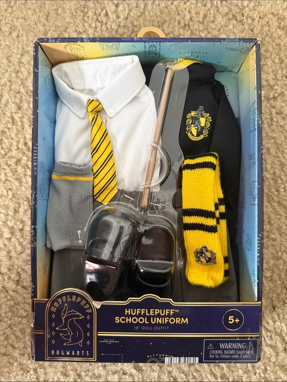 Hufflepuff Kids' Accessory Socks & Tights Set - Yellow & Black